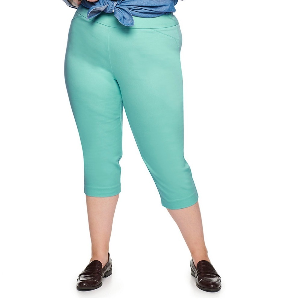 Croft & Barrow Plus Size Effortless Stretch Capri Pants